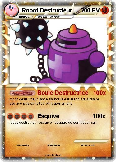 Pokemon Robot Destructeur