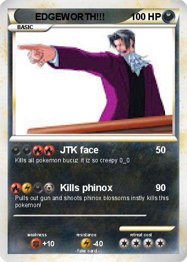 Pokemon EDGEWORTH!!!