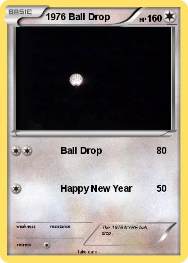 Pokemon 1976 Ball Drop