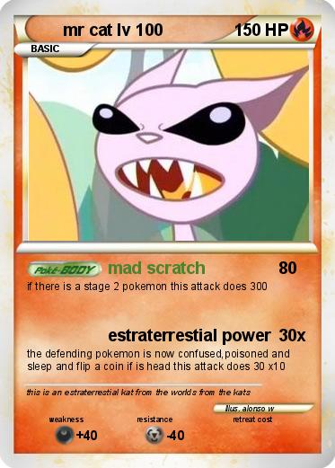Pokemon mr cat lv 100