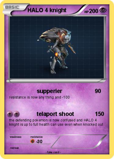 Pokemon HALO 4 knight
