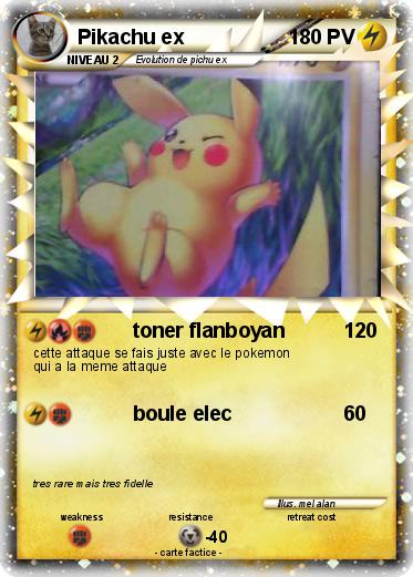 Pokemon Pikachu ex