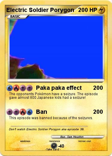 Pokemon Electric Soldier Porygon