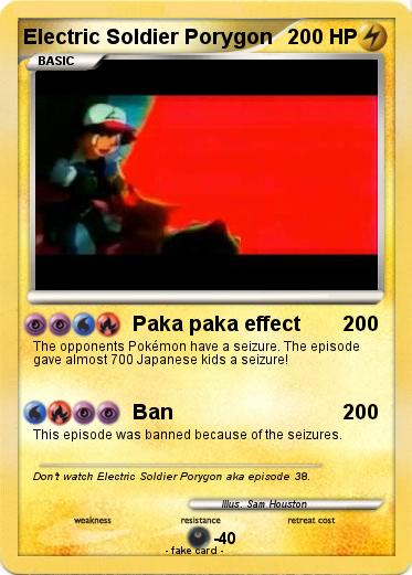 Pokemon Electric Soldier Porygon