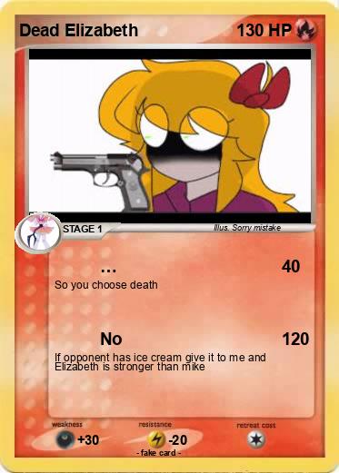 Pokemon Dead Elizabeth