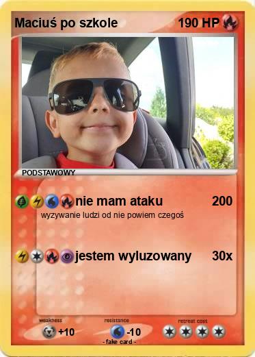 Pokemon Maciuś po szkole