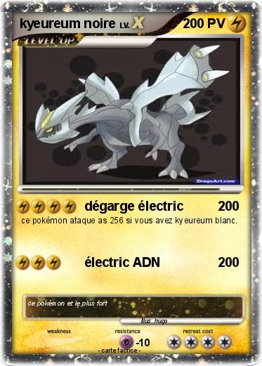 Pokemon kyeureum noire