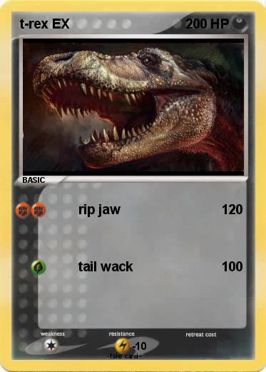Pokemon t-rex EX