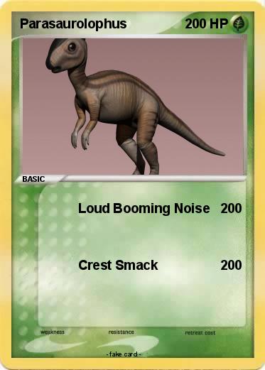 Pokemon Parasaurolophus