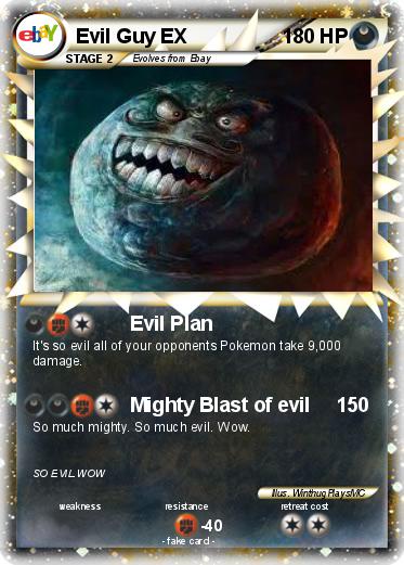 Pokemon Evil Guy EX