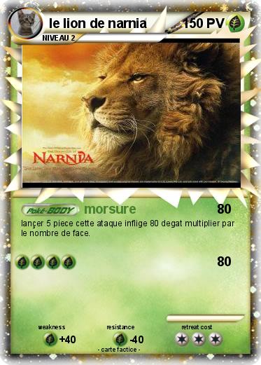 Pokemon le lion de narnia
