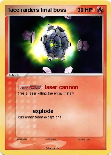 Pokemon face raiders final boss