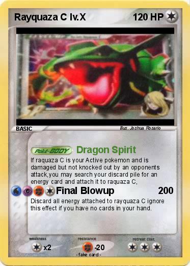 Pokemon Rayquaza C lv.X
