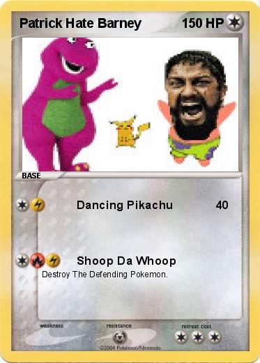 Pokemon Patrick Hate Barney