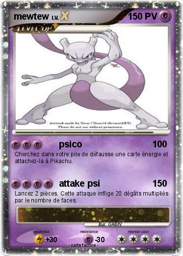 Pokemon mewtew