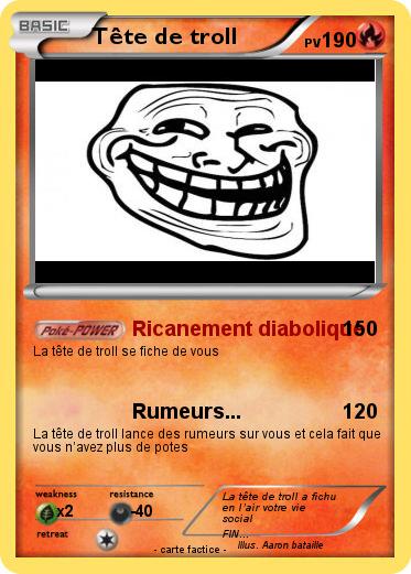 Pokemon Tête de troll
