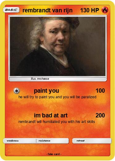Pokemon rembrandt van rijn