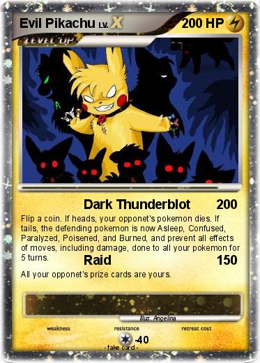 Pokemon Evil Pikachu