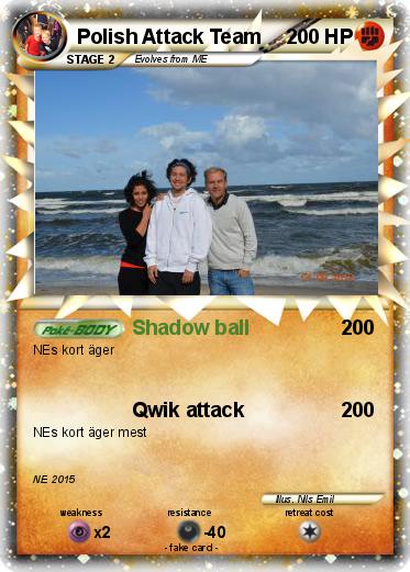 Pokemon Polish Attack Team
