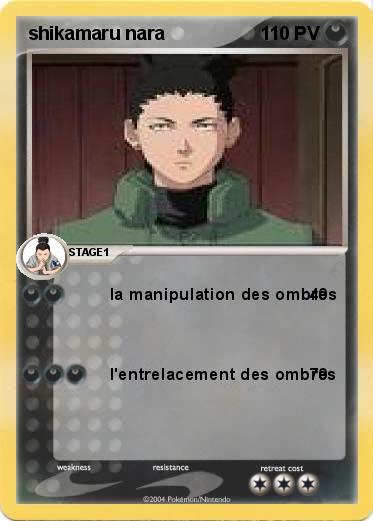 Pokemon shikamaru nara