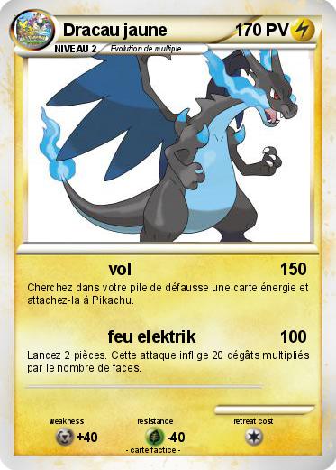 Pokemon Dracau jaune