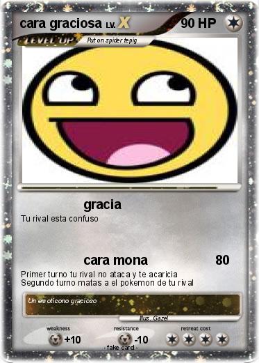 Pokemon cara graciosa