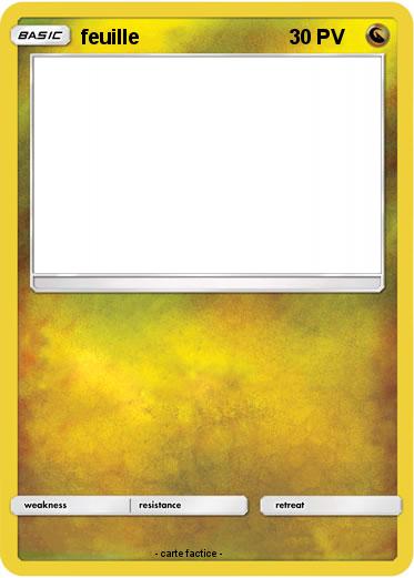 Pokemon feuille