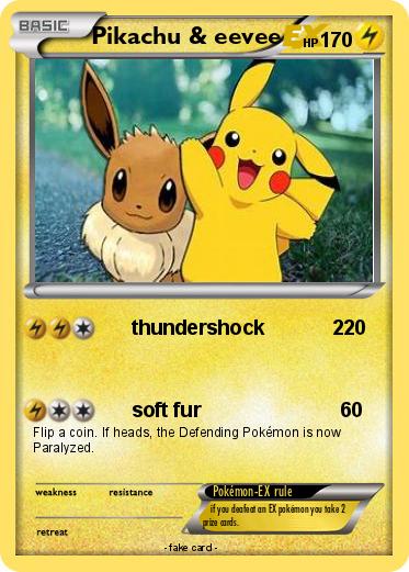 Pokemon Pikachu & eevee