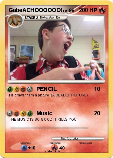 Pokemon GabeACHOOOOOO!
