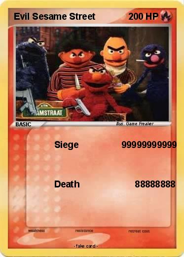 Pokemon Evil Sesame Street