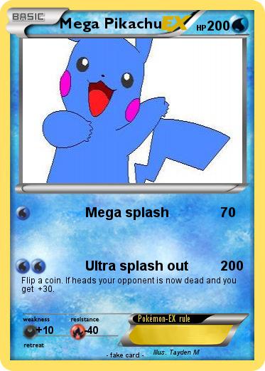 Pokemon Mega Pikachu