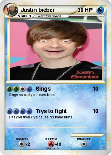 Pokemon Justin bieber