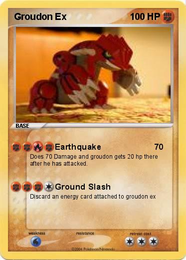 Pokemon Groudon Ex