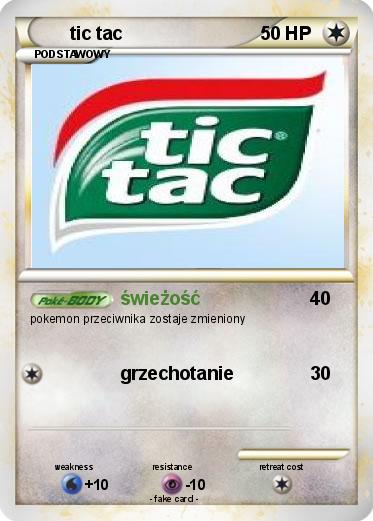 Pokemon tic tac