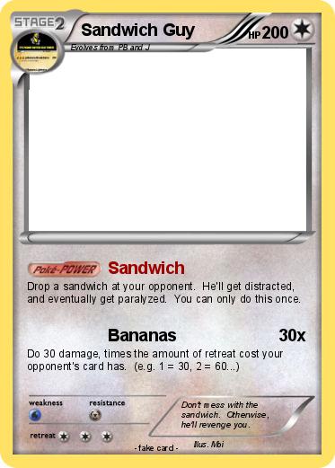 Pokemon Sandwich Guy