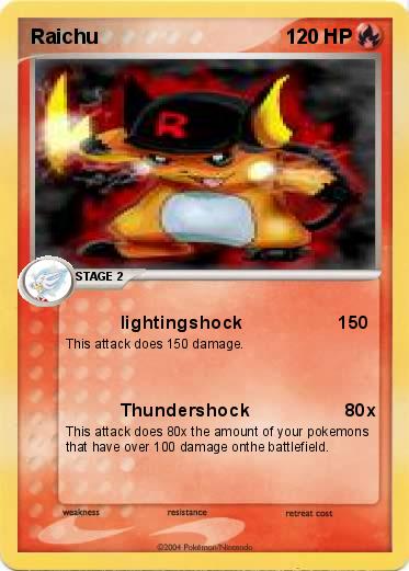 Pokemon Raichu