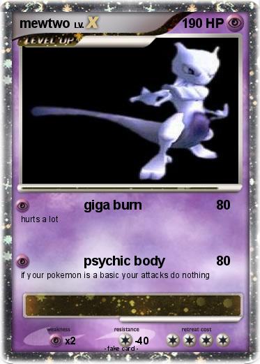 Pokemon mewtwo