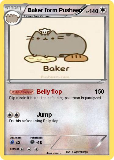 Pokemon Baker form Pusheen