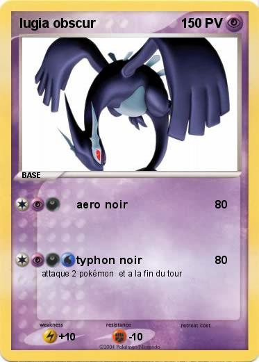 Pokemon lugia obscur