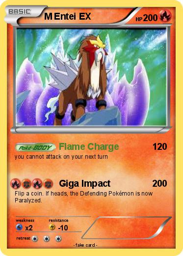 Pokemon M Entei EX