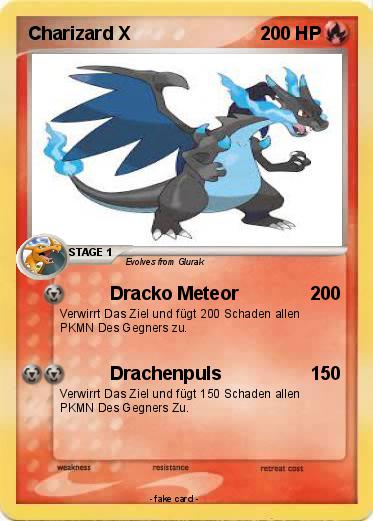 Pokemon Charizard X