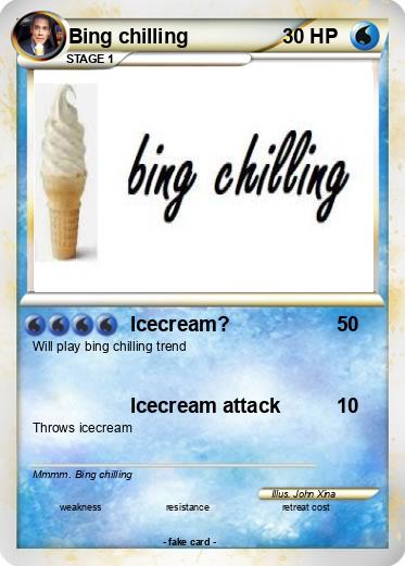 Pokemon Bing chilling