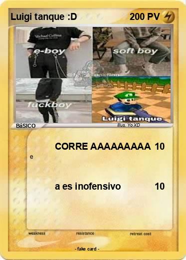 Pokemon Luigi tanque :D