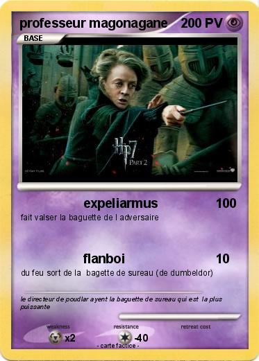 Pokemon professeur magonagane