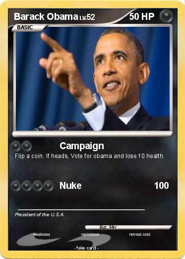 Pokemon Barack Obama