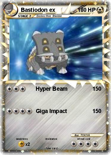 Pokemon Bastiodon ex