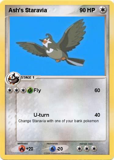 Pokemon Ash's Staravia