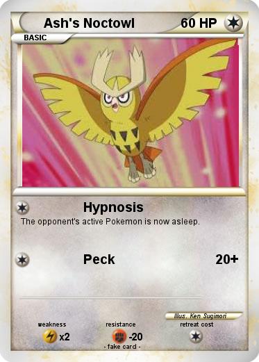 Pokemon Ash's Noctowl