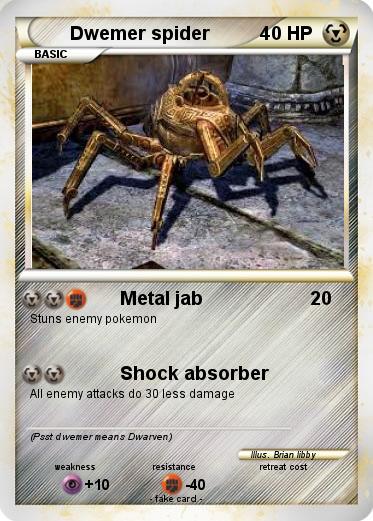 Pokemon Dwemer spider