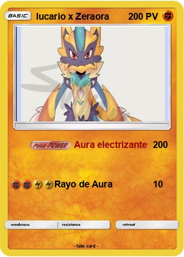 Pokemon lucario x Zeraora
